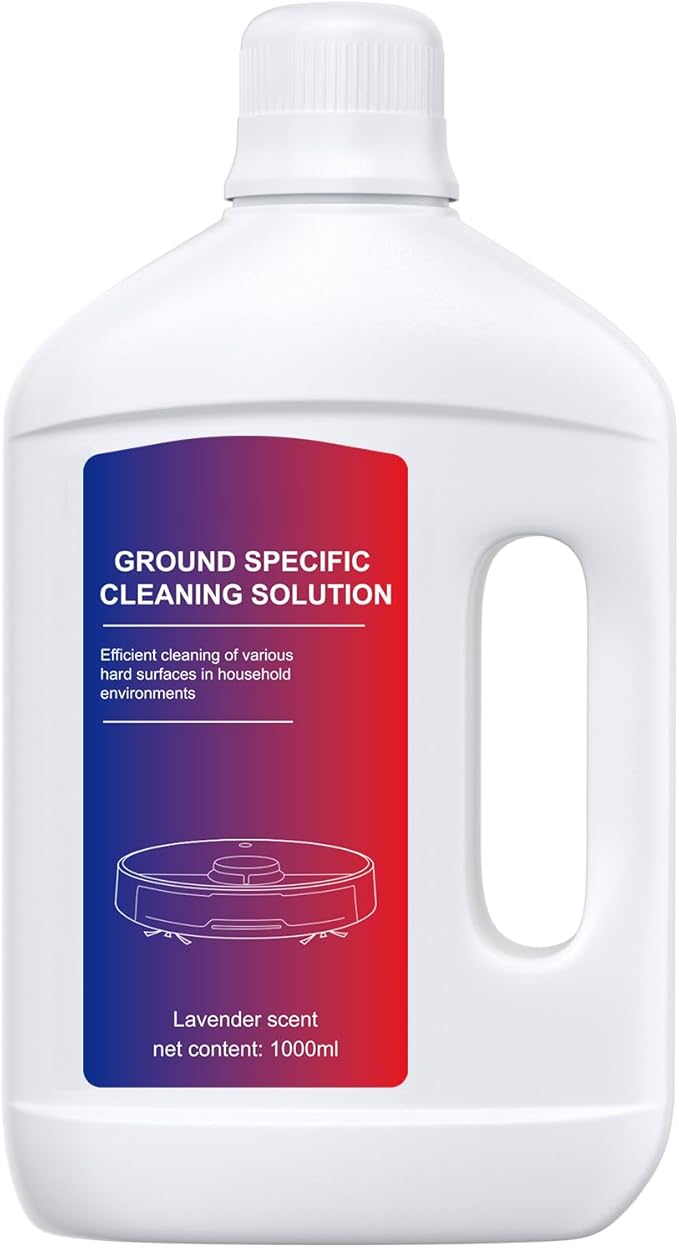 Lavender Floor Cleaning Solution 1L Compatible with Dreame Wet & Dry Vacuum and Robot， Residue & Streak Free,Suitable for All Robot Vacuum Cleaners and Wireless Wet Dry Dual-Use Vacuum Cleaners