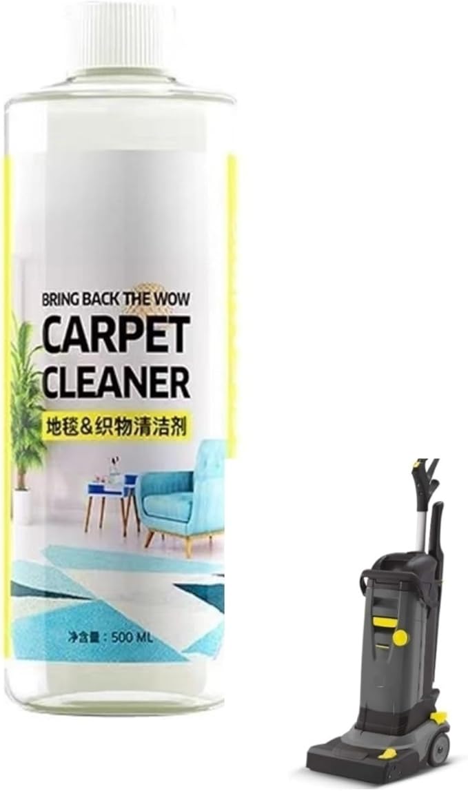 Fabric Fabric Sofa Carpet Curtain Cleaner。Compatible For Karcher BD 50/70。Commercial Upright Vacuum Cleaners 500ml（16.9 Fl Oz）. Carpet Cleaning Solution(3pcs)