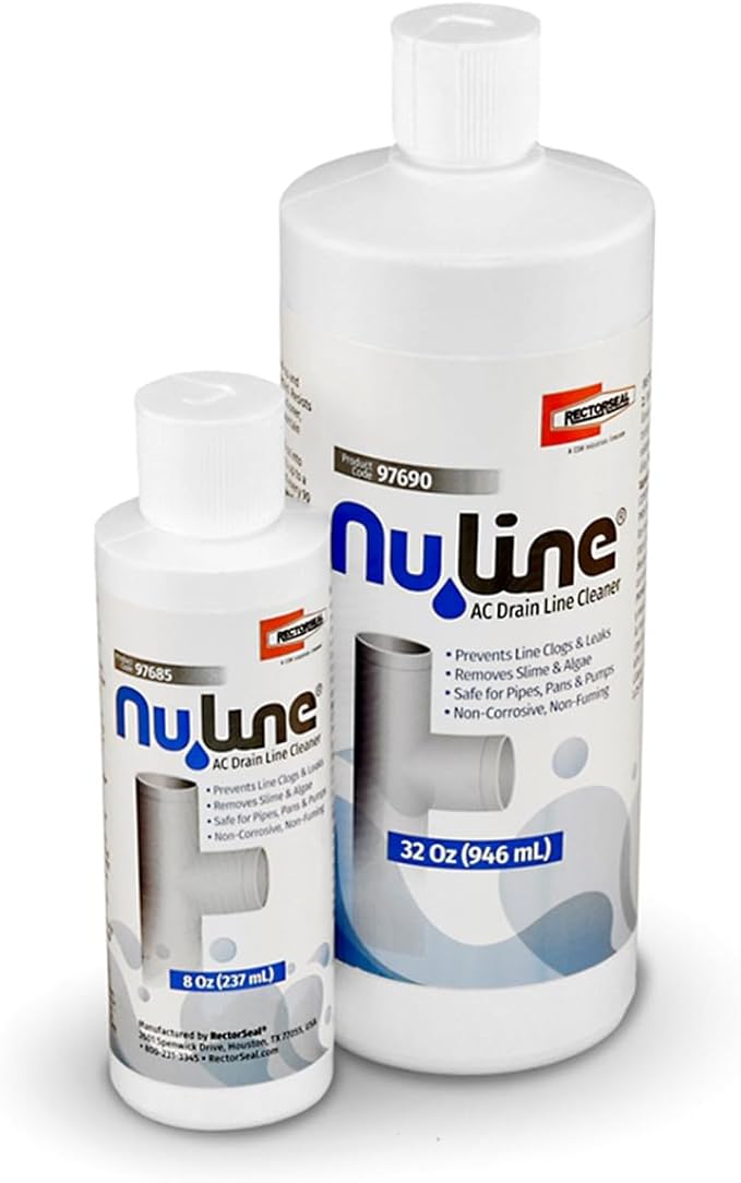 NuLine HVAC Condensate Nu-Line Drain Cleaner, 8 ounce (Pack of 6)