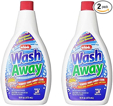 Wash Away Stain Remover, 16 Fl Oz, 2 Pack