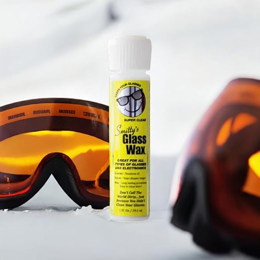 Smitty's Glass Wax and Screen Cleaner with Carrying Pouch, Bottle and Cloth Cleaner