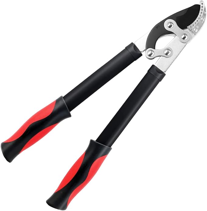 Lopper Heavy Duty Branch Cutter Tree Clippers with Compound Action, Chops Thick Branch Ease, Garden Loppers Pruning, 18 Inch Tree Trimmer with 1.6” Clean Cut Capacity (18 Inch)