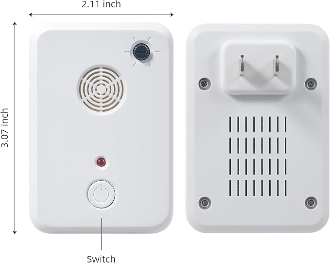 Bat Deterrent Devices: Plug in Bat Deterrent for Attic,Outdoors & Indoors - Bats Removal Keep Away System for Porch,House,Friendly to Human & Pet (2)