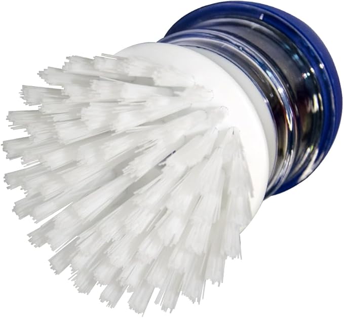 CELOX 2 Pack Dish Brush with Soap Dispenser for Kitchen Cleaning