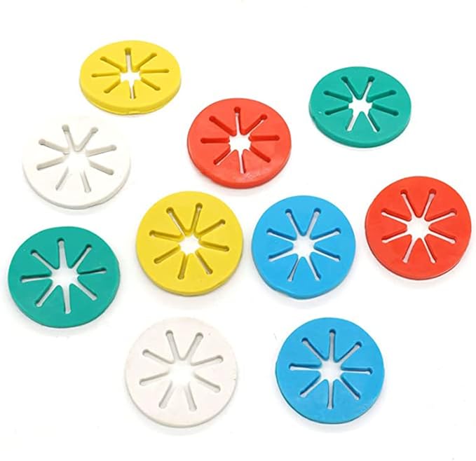 30pcs Sock Rings Sock Clip Holders Locks Washing Sorters Laundry Storage Organization Soft Rubber with 5 Multicolor