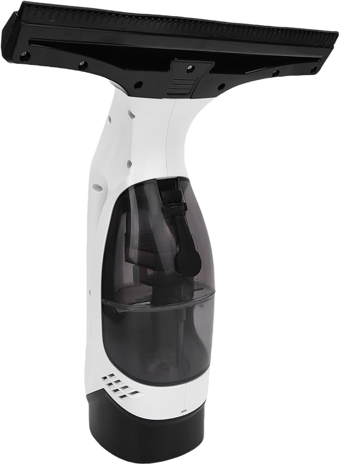 Focket Power Window Vacuum Overcharger,Rechargeable Cordless Window Cleaner with 2200MAh Battery,for Shower Glass Countertop Mirrors.(US PLUG 100-240V)