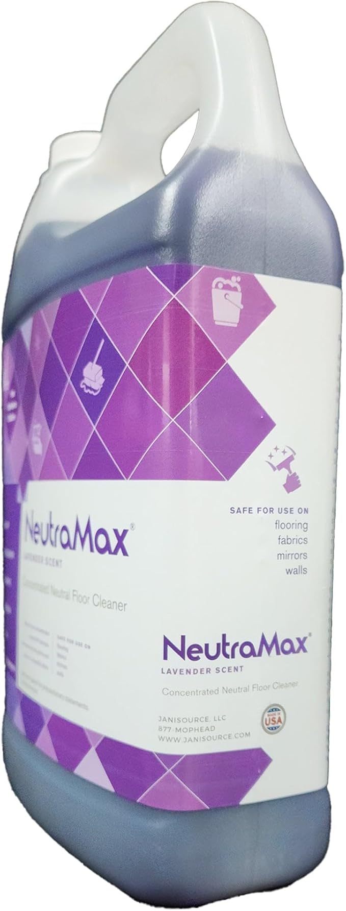 Neutramax Lavender Scented Concentrated Neutral Floor Cleaner, Gallon (Case of 4)