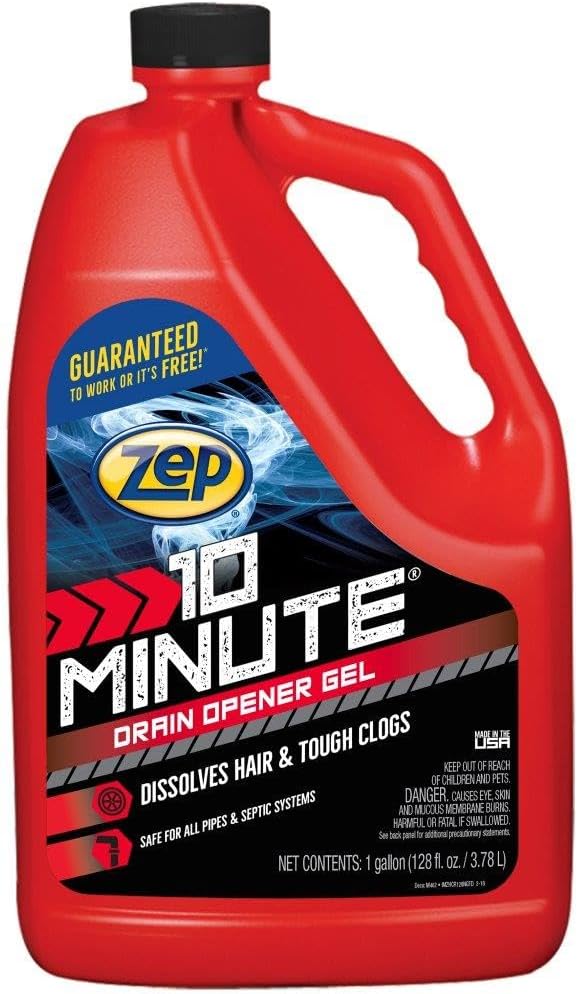Zep Inc ZHCR128NG Enforcer Hair Clog Remover, 128 oz