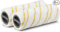 Kärcher Microfiber Multi Surface Rollers for Karcher FC3, FC5, FC7 Electric Floor Cleaners - 2 Pack