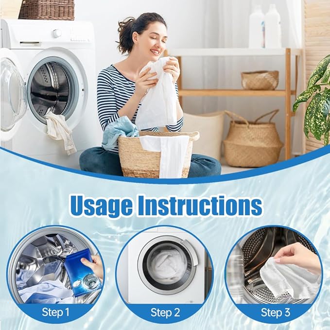 Washing Machine Cleaner, 2026 New Powerful Stain Remover for Washing Machine Tanks - Deep Clean Solution for Top Load and Front Load Washers, Descaler for Drum, Tub & All Internal Parts (1Pack)
