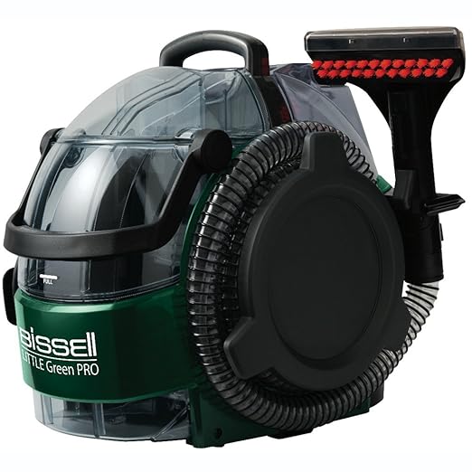 Bissell Little Green Pro Commercial Spot Cleaner BGSS1481 & BISSELL Professional Pet Urine Eliminator + Oxy Carpet Cleaning Formula, 48 oz, 1990, 48 Ounce