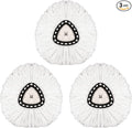 3 Pack Mop Replacement Head Mop Refills EasyWring Spin Mop Refills