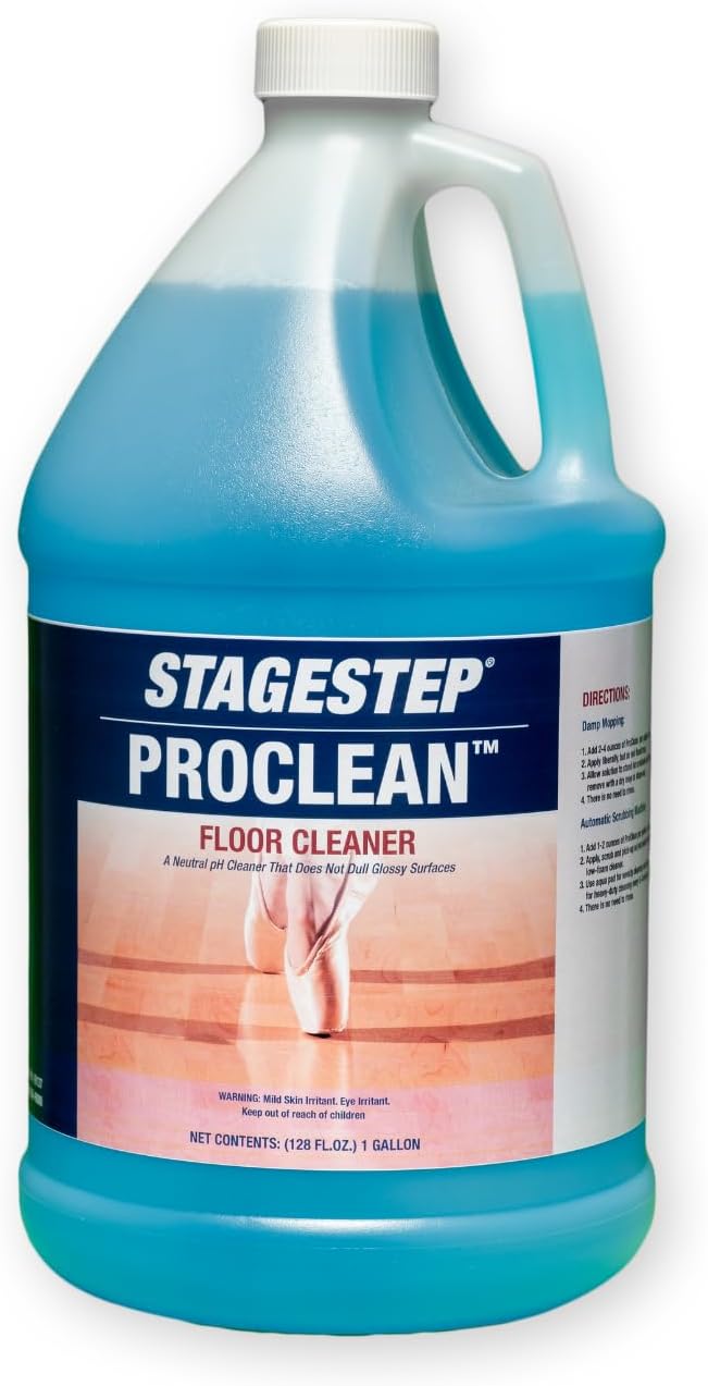 ProClean Super Concentrated Floor Detergent and Degreaser 1 Gallon Neutral pH Cleaner for Hardwood and Marley Floors