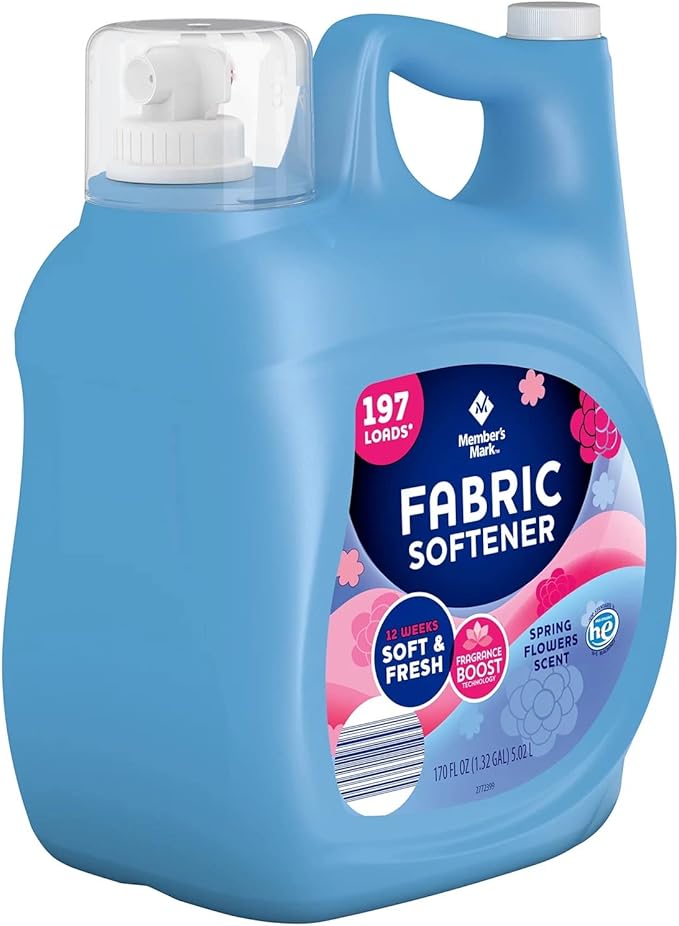 Member's Mark Liquid Fabric Softener, Spring Flowers (170 Ounce)