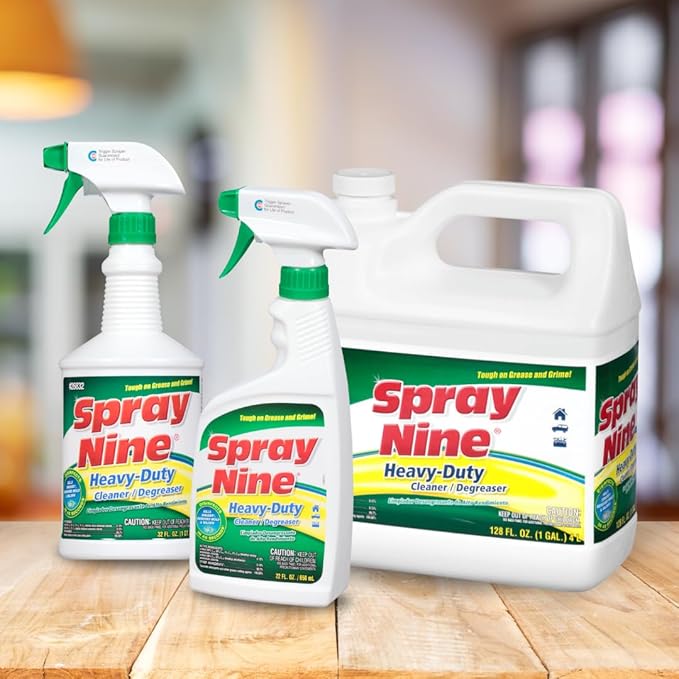 Spray Nine 26805 Heavy Duty Cleaner, Degreaser & Disinfectant for Home, Yard Equipment, Automotive & More - Refill for Spray Bottle 5 Gallon Pail (Pack of 1)