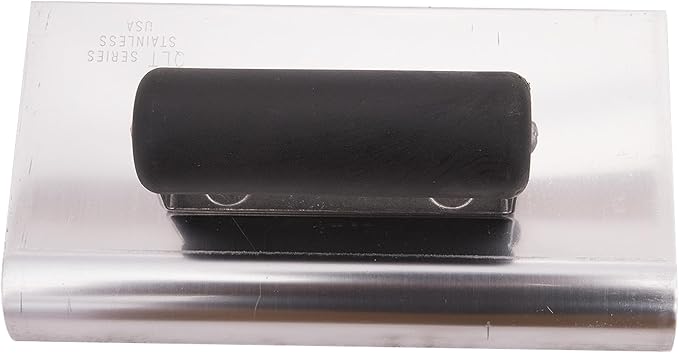 MARSHALLTOWN QLT Stainless Steel Hand Edgers, Plastic Handle, 127mm Width, 229mm Length, 10mm Radius, 13mm Lip, Made In The USA, CE568SP