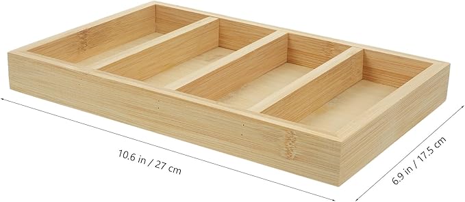 Cabilock Sunglasses Storage Organizer Tray with 4 Compartments Eyewear Holder Display Stand for Home and Office Eyeglasses Storage Case