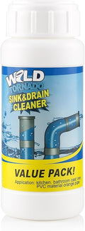 Wild Tornado Sink and Drain Cleaner Powder – Powerful Foaming Drain Cleaner for Kitchen, Bathroom, Toilet & Pipes – Fast-Acting Clog Remover, Deodorizes & Deep Cleans Drains (1)