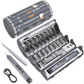 Xnix Electric Precision Screwdriver Set, 127-in-1 Magnetic Bits, Rechargeable USB-C, LED Light, Manual & Electric Modes, Cordless Portable Repair Tools Kit for Electronics, Phones, Laptops
