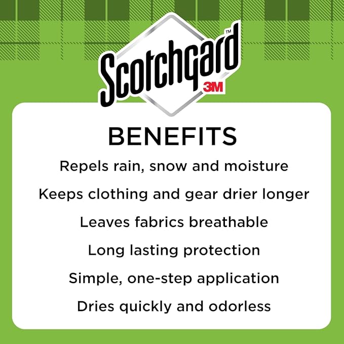 Scotchgard Heavy Duty Water Shield, Repels Water, Ideal For Outerwear, Tents, Backpacks, Canvas, Polyester And Nylon, 21 Ounces (2 Cans)
