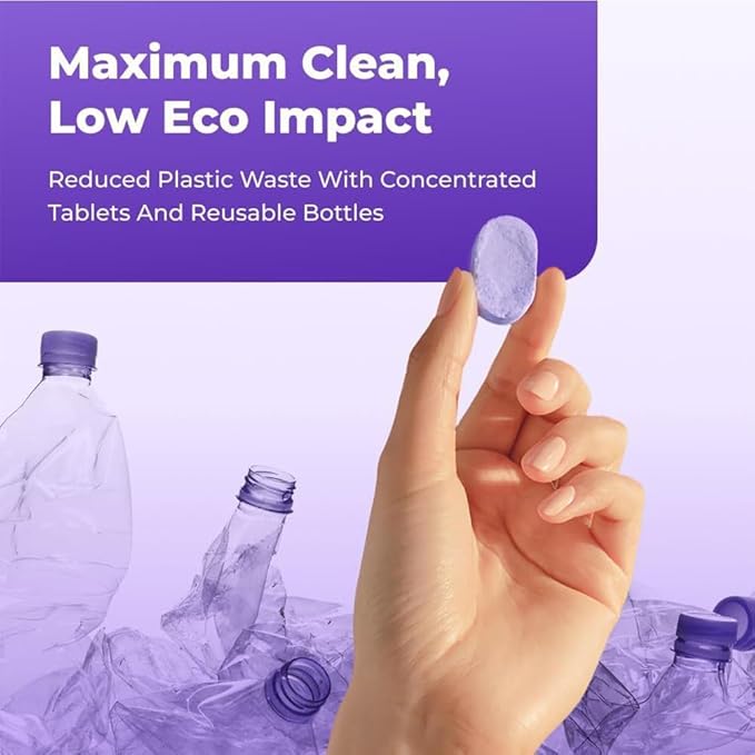 Spray Oven Cleaner, Clean Spray Cleaner for Ovens, All-Purpose Cleaners for Grill, Home, Kitchen, Bathroom, Multi-surface Cleaners with Concentrated Cleaning Tablets(30pcs)