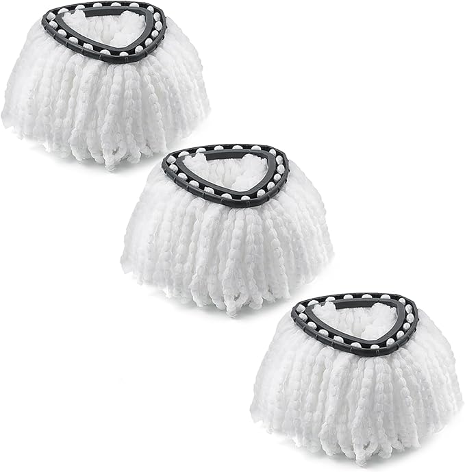 Microfiber Mop Head Refill for Ocedar Spin EasyWring Mop Replacement Head (pack of 3)