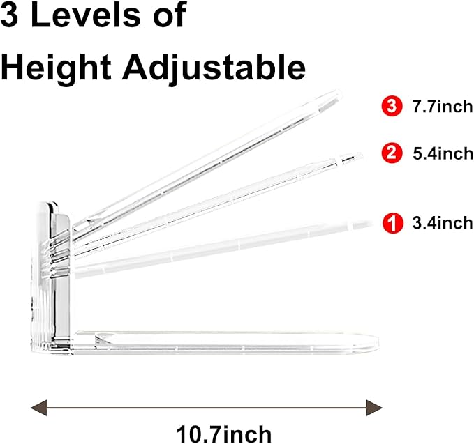 Shoe Slots Organizer for Closet 12Pack Adjustable Shoe Stacker Organizer Storage Shoe Rack Space Saver Storage Shoe Holder Organization (Transparent)