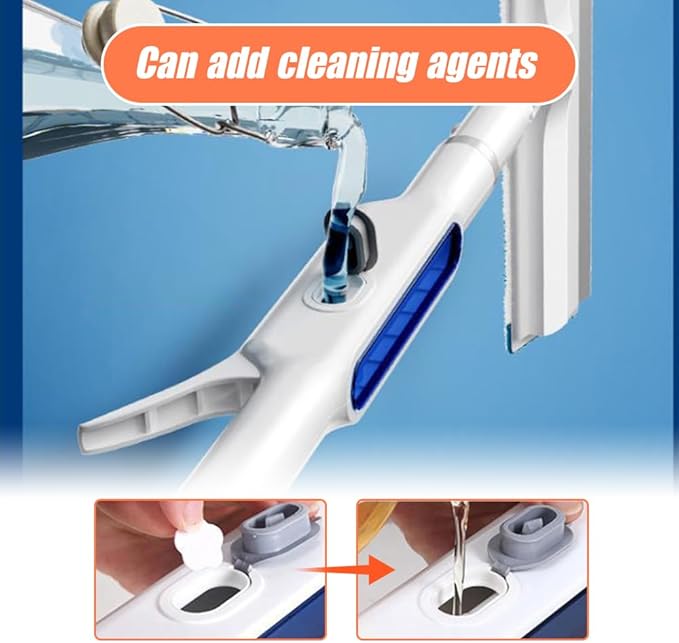Squeegee for Window Cleaning with Spray, 2025 Upgrade Dual Side Mist Retractable Window Cleaner, Spray Window Cleaning Brooms, 3 in 1 Household Squeegees Window Cleaning Tool Kit