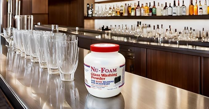 Nu-Foam Glass Washing Powder (50 Packets)