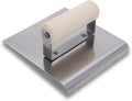 MARSHALLTOWN QLT Stainless Steel Hand Edgers, Wood Handle Material, 152mm Width, 152mm Length, 6mm Radius, 10mm Lip, Made In The USA, CE512S