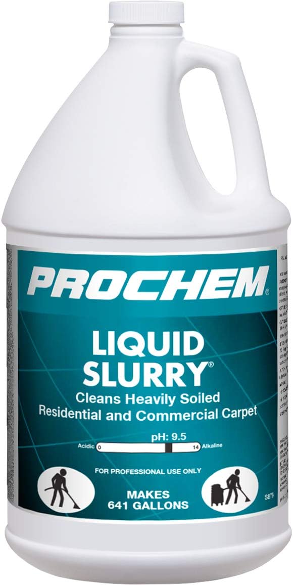 Prochem - Liquid Slurry - Extraction Carpet Cleaning Detergent Solution - Concentrate - 1 Gallon S876