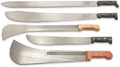 Colombian Military Surplus Assorted Machete Knives, 5 Pack, New