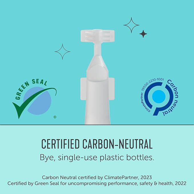 Force of Nature Activator Capsules - Concentrate Refill for Eco-Friendly, All-Purpose Disinfectant Cleaning Spray - Kitchen, Bathroom, Toilet, Glass - Cleaning Supplies, 25 count x 12 Fl oz