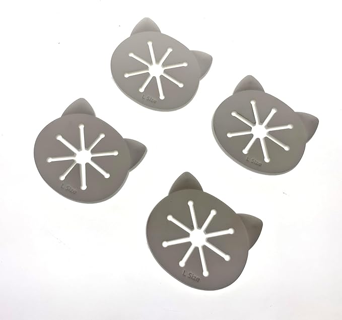 40PCS Sock Rings, Sock Clips, Sock Holders Locks Washing Sorters Laundry Storage Organization for Washing and Dryer Machine, Soft Rubber Sock Keepers, Black Mouse/Bear and White Cat Pattern