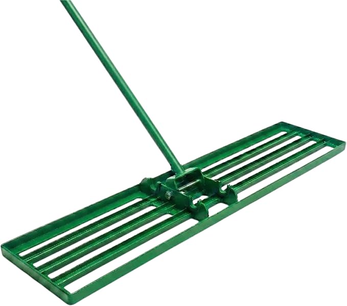 LANDZIE - The Original Lawn Leveling Rake – 36" Steel Handle Yard Leveler, Lawn Level Tool for Creating a Flat Surface - Works for Soil, Dirt, Topdressing, and Ground