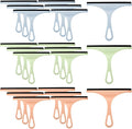 Yinder 21 Pcs Small Squeegee for Shower Glass Door 8.7" Silicone Shower Glass Window Cleaner Bathroom Squeegee for Car Windshield Window Mirror Art Class Group Craft(Colorful)