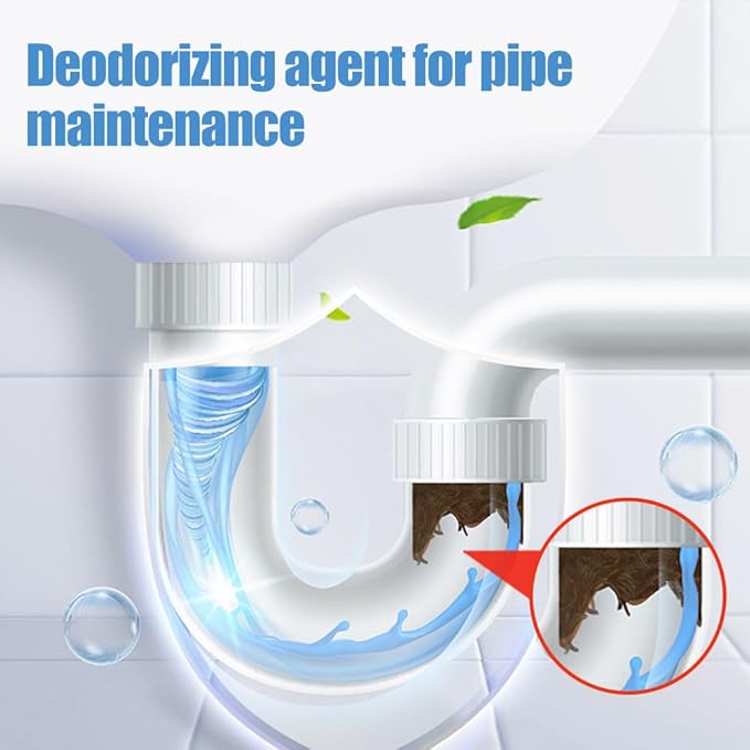 2026 New Sink Drain Cleaner, Multi-functional Powerful Pipe Unclogging Agent, Sink and Drains Cleaner Foam Cleaner for Kitchen Toilet and Pipes Cleaning Tool (2Set)
