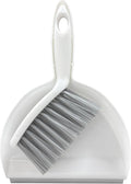 Mini Broom and Dustpan Set Small Dust pan & Brush Set Portable Cleaning Tools for Home Office RV Camping Learning (Grey)