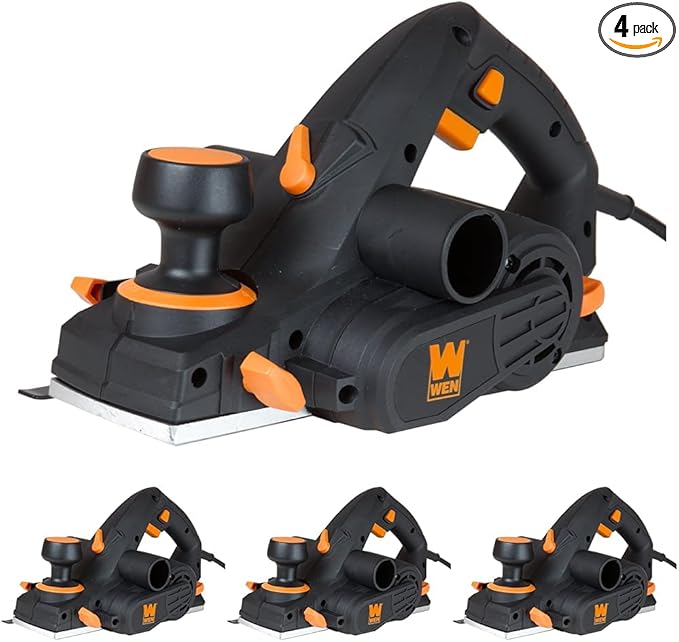 WEN 6530 6-Amp Electric Hand Planer,3-1/4-Inch,(Pack of 4)