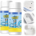 2026 New Sink Drain Cleaner, Sink and Drains Cleaner, Multi-functional Sink and Drains Cleaner Powder Cleaning, Drain Cleaner Foam Cleaner, Powerful Pipe Dredging Agent for Home Kitchen Toilet (2Set)