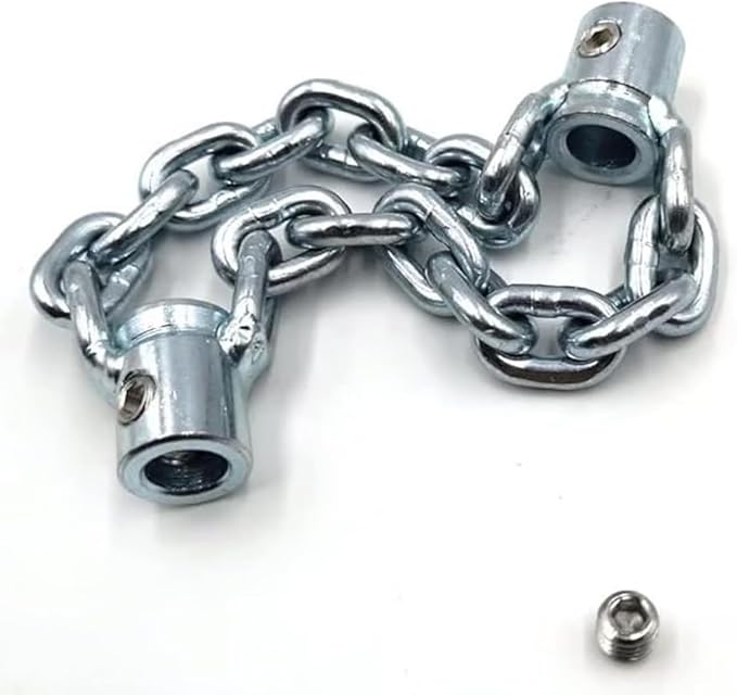 Flex‑Shaft Sewer Descaling Chain, Cable Sewers Dredge Flex for 16mm Spring, Push-Type Rotary Oil Pollution in Pipeline Blocks Drilling Tools (1Pc)
