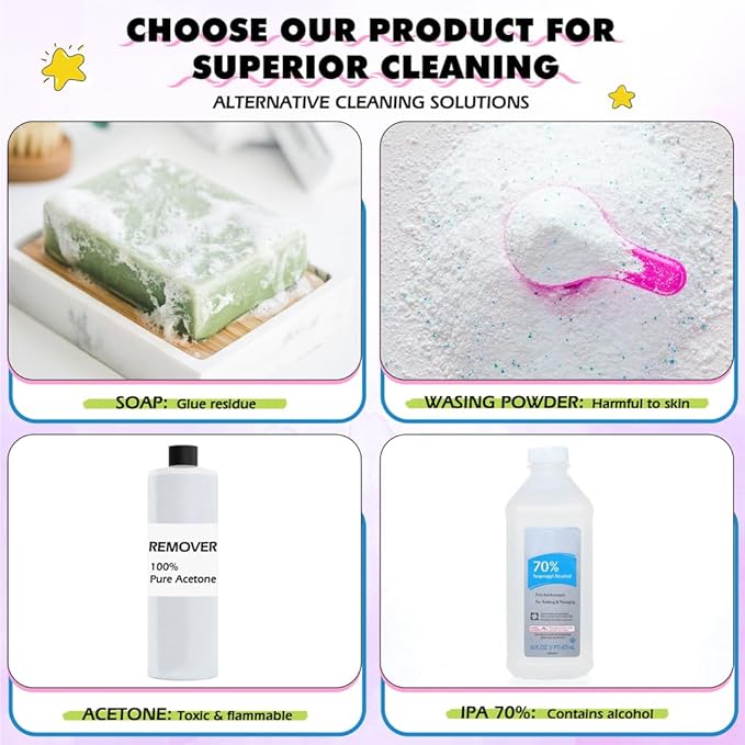 FUNSHOWCASE Epoxy Resin Remover 33oz Tool Cleaner and Hand Soap