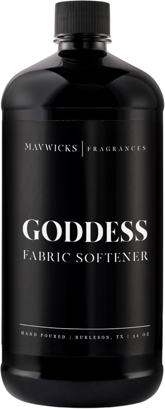 Mavwicks Fragrances - Luxury Scented Liquid Fabric Softener (Goddess) 32 Oz – Crafted with Clean Ingredients – Reduces Static, and Softens Clothes – Safe for All Fabrics and Skin