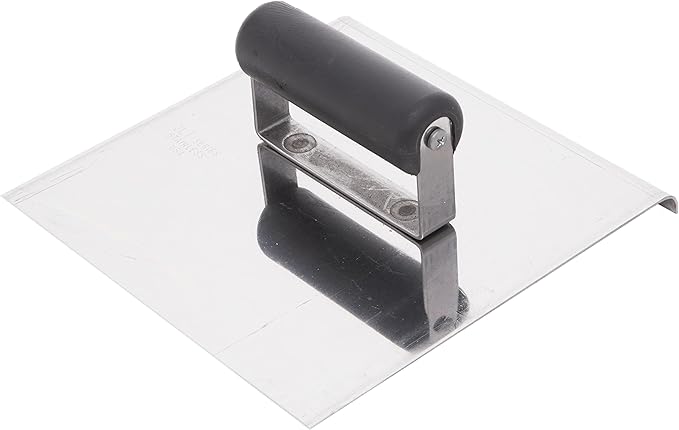 MARSHALLTOWN QLT Stainless Steel Hand Edgers, Plastic Handle Material, 203mm Length, 203mm Width, 19mm Radius, 22mm Lip, Made In The USA, CE530SP
