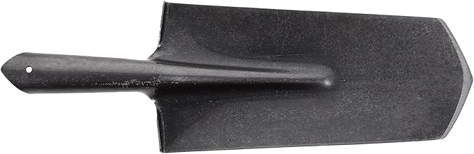 ARTIBETTER Heavy-Duty Manganese Steel Garden Shovel with Narrow Pointed Tip for Digging and Transplanting Trees, Thickened Metal Spade Tool for Lawn and Gardening Use