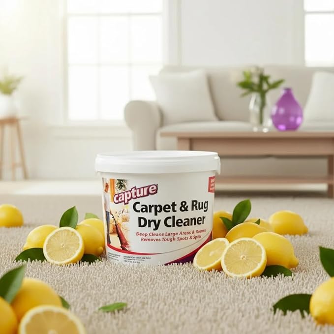 Capture Carpet Total Care Kit 400 - Home Couch and Upholstery, Car Rug, Dogs & Cats Pet Carpet Cleaner Solution - Strength Odor Eliminator, Stains Spot Remover, Non Liquid & No Harsh Chemical