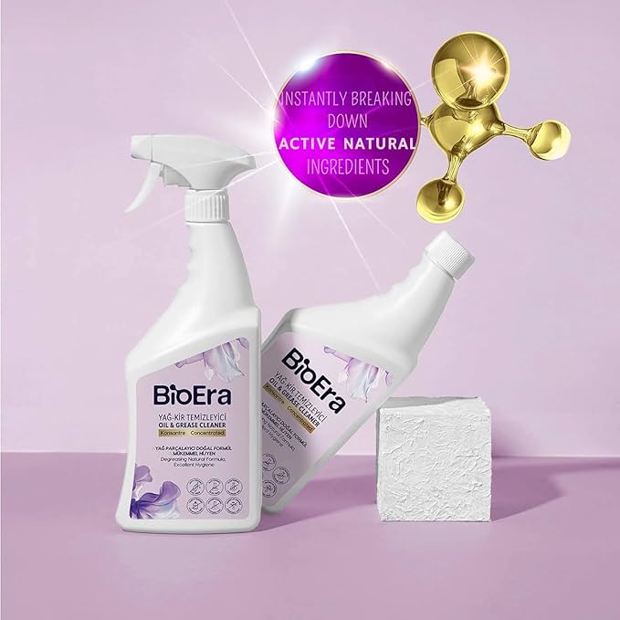 Concentrated Oil & Grease Cleaner All‑Purpose Degreaser Spray • Powerful Oven, Grill & Surface Cleaner • Fast-Acting, Multi‑Surface