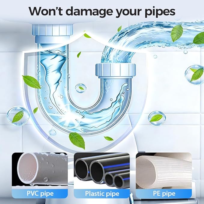 Strong Drain Cleaner for Kitchen, 2026 New Pipeline Dredging Agent, Fast Acting Drain Clog Remover for Home, Powerful Grease Dissolver for Bathroom, Pipe Cleaning Solution for Homeowner (1pcs)