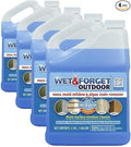 Wet & Forget Moss, Mold, Mildew, & Algae Stain Remover Multi-Surface Outdoor Cleaner Concentrate, Original, 128 Fluid Ounces (Pack of 4)