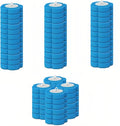 Disposable Toilet Bowl Wand Refills, Toilet Cleaning Refills, Disinfecting Scrubbing Pads,60 Count Disposable Toilet Brush Refills, Toilet Cleaning Sponges Heads for Bathtub, Floor, Drain